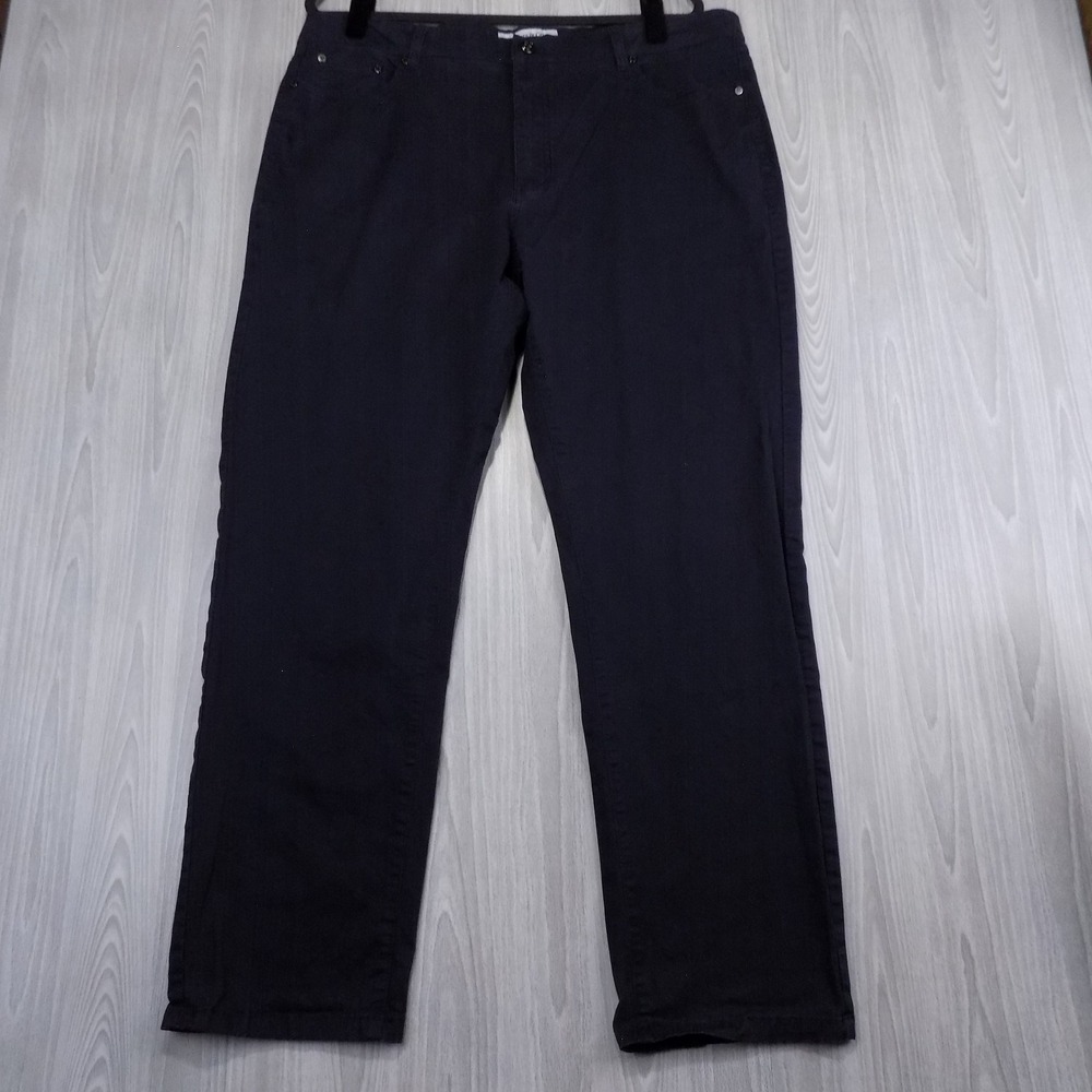 Collars & Co. Pants Mens 40x32 Chino Navy Blue Stretch EUC